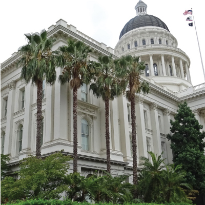 exterior CA State Capitol